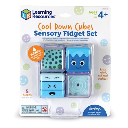 Learning Resources Cool Down Cubes Sensory Fidget Set LER5582